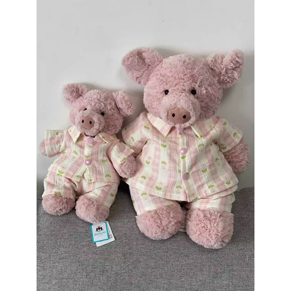 Bartholomew bear cute clothes outfits - Pink stripe sleepwear(medium) - Picture 2 of 3